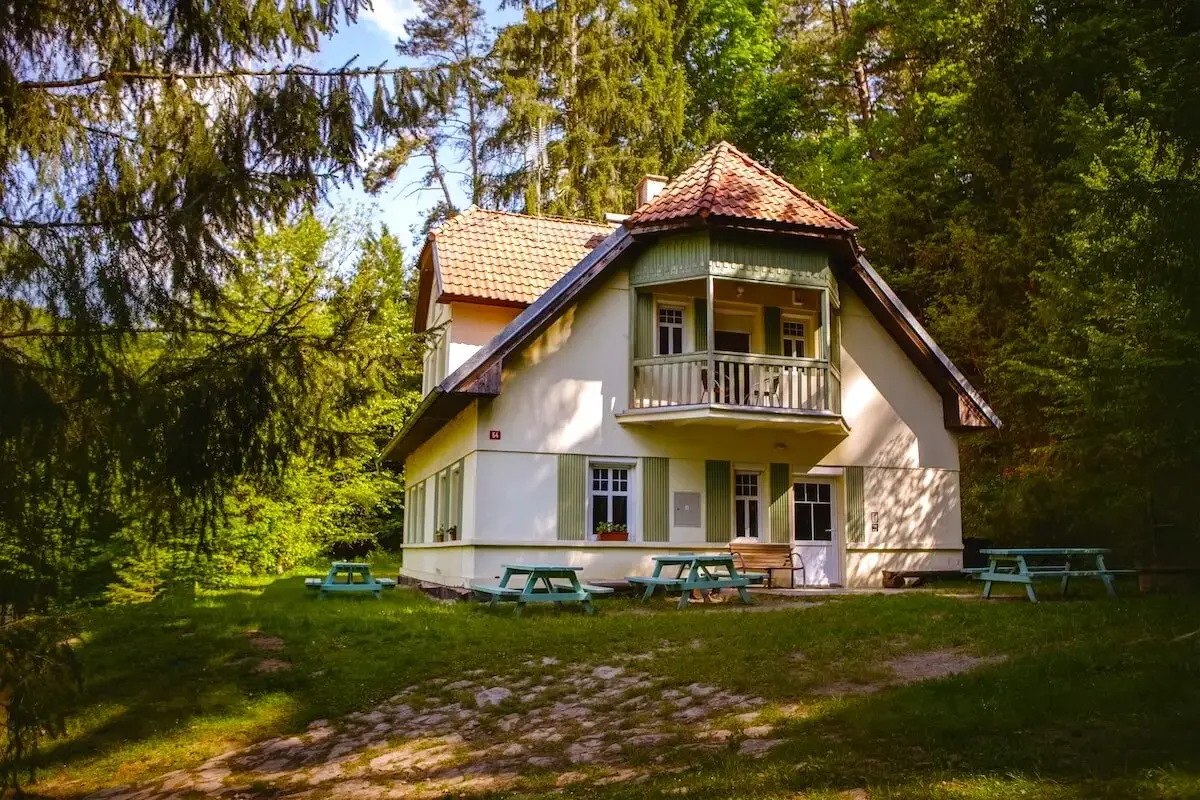 Areál penzionu Milča